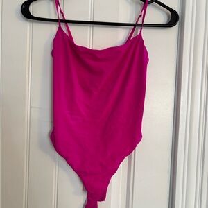 SKIMS Fuchsia Bodysuit